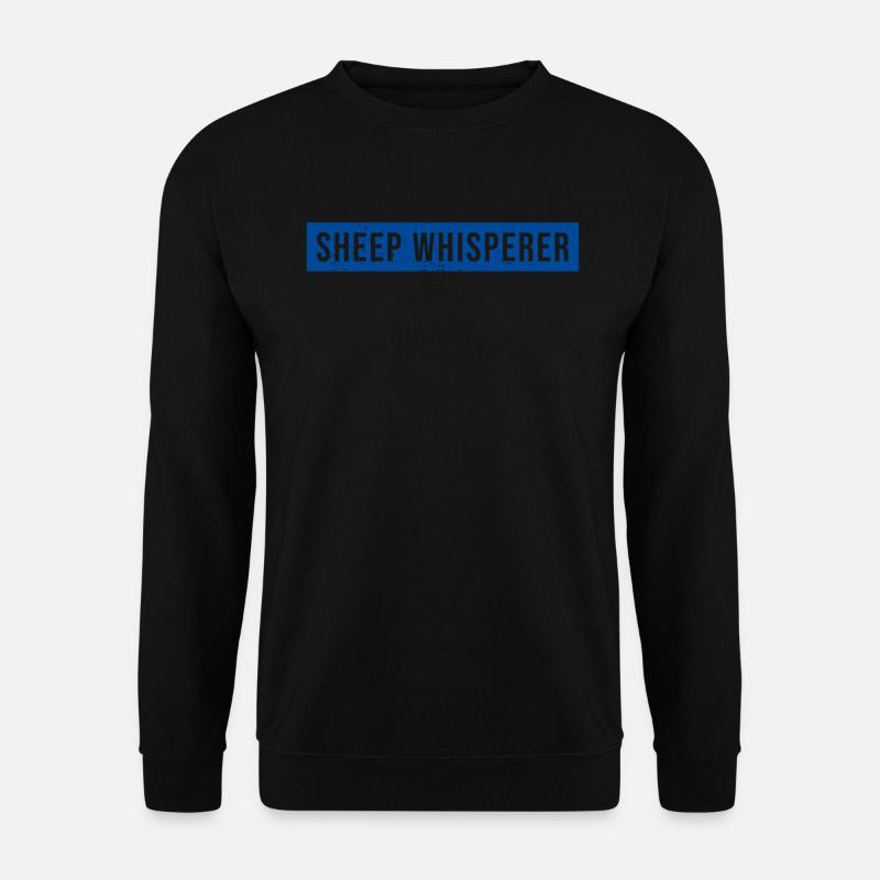 Sheep Whisperer Sheep - Unisex Sweatshirt - black