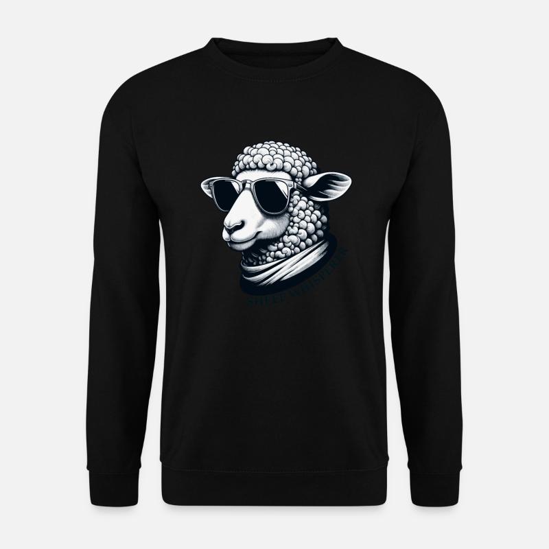 Mouton Chuchoteur Mouton - Sweat-shirt Unisexe - noir