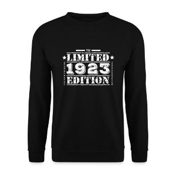 1923 édition limitée anniversaire - Sweat-shirt Unisexe - noir - Devant - Alina (178cm) & Michal (187cm)