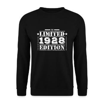 1928 édition limitée anniversaire - Sweat-shirt Unisexe - noir - Devant - Alina (178cm) & Michal (187cm)