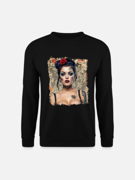Pin Up Rock Ability Femme - Sweat-shirt Unisexe - noir