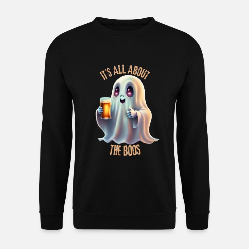 Halloween-Geist. - Unisex Pullover - Schwarz