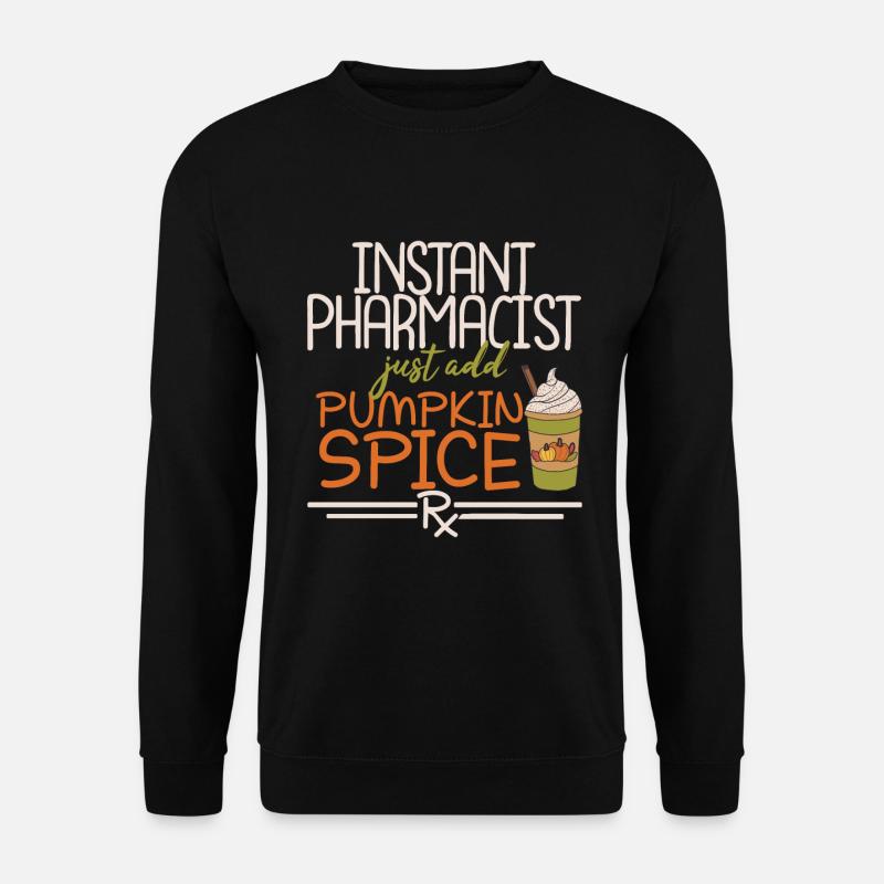 Apotheker Thanksgiving Pumpkin Spice - Unisex Pullover - Schwarz