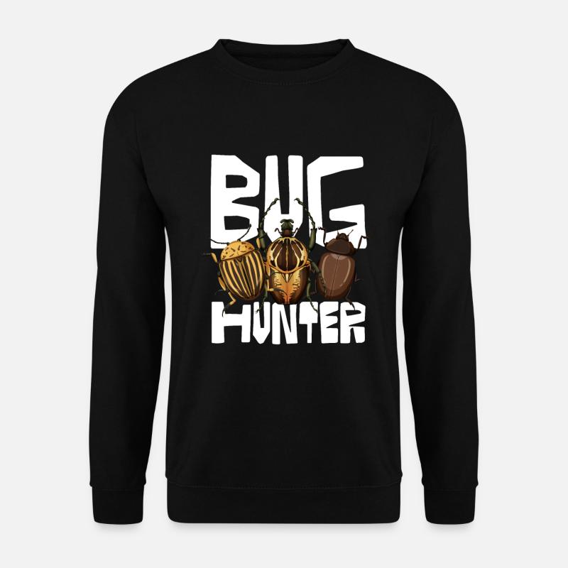 Bug Hunter Insect Lover Design - Unisex Sweatshirt - black