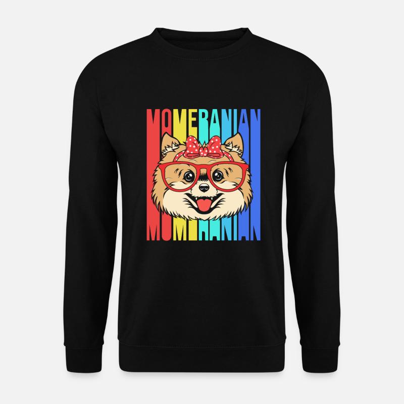 Zwergspitz Pomeranian Mama - Unisex Pullover - Schwarz