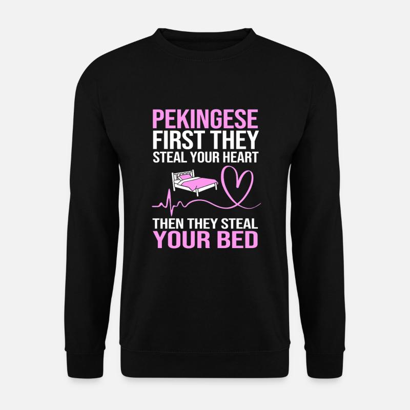 Pekinese Hund - Unisex Pullover - Schwarz