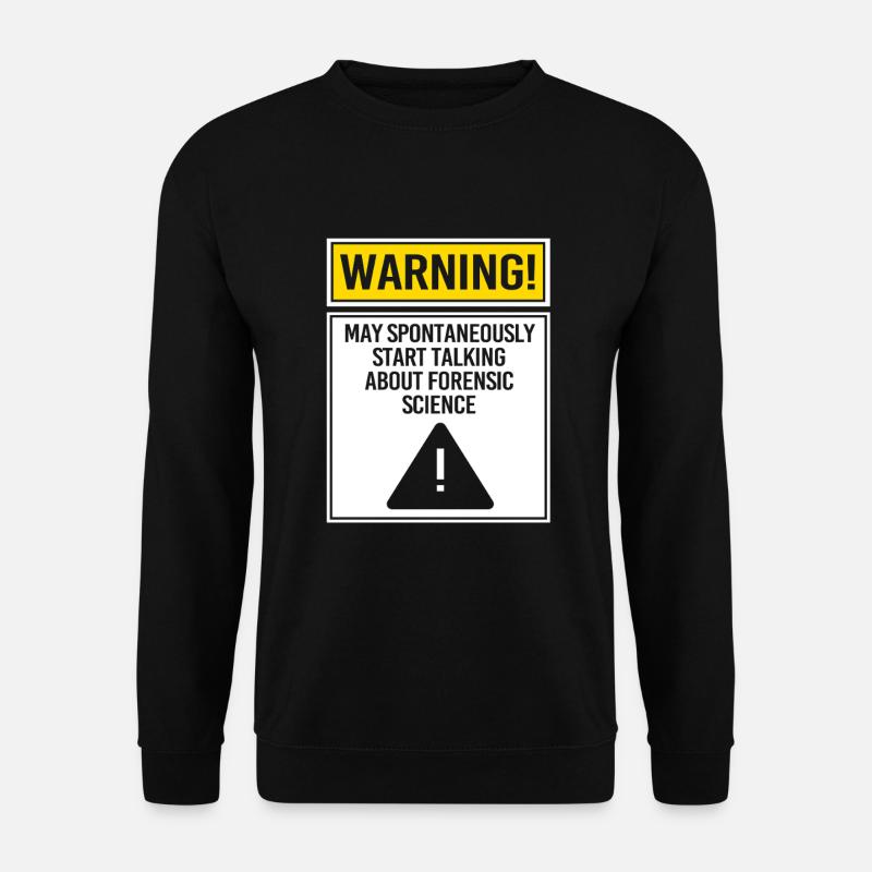Forensik Forensiker Rechtsmedizin - Unisex Pullover - Schwarz