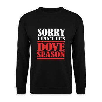 Pigeon Chasse Pigeon - Sweat-shirt Unisexe - noir - Devant - Alina (178cm) & Michal (187cm)