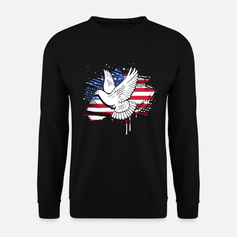 Taube Taubenjagd Jagd Jäger - Unisex Pullover - Schwarz