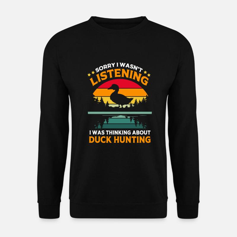 Duck Hunt Duck Hunting Hunter - Unisex Sweatshirt - black