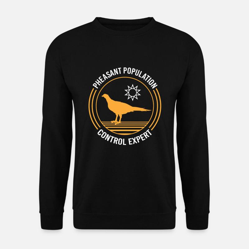 Fasan Jagd Jäger Fasanenjagd - Unisex Pullover - Schwarz