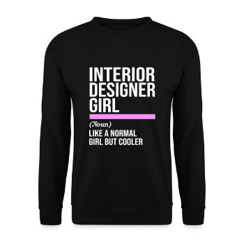 Architecture Architect Interior Designer - Unisex Sweatshirt - black - Front - Alina (178cm) & Michal (187cm)