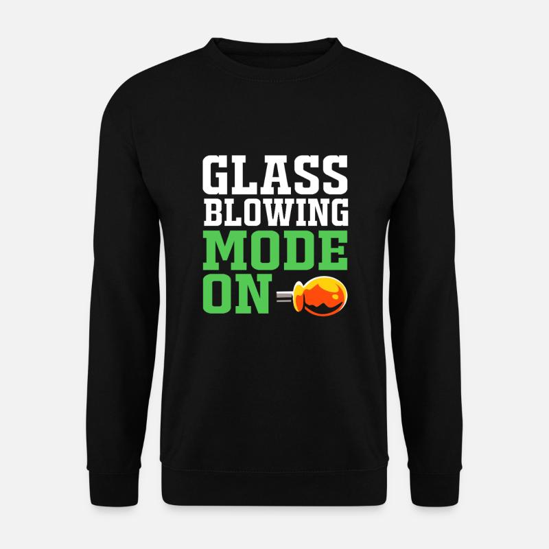 Glasbläser Glas - Unisex Pullover - Schwarz
