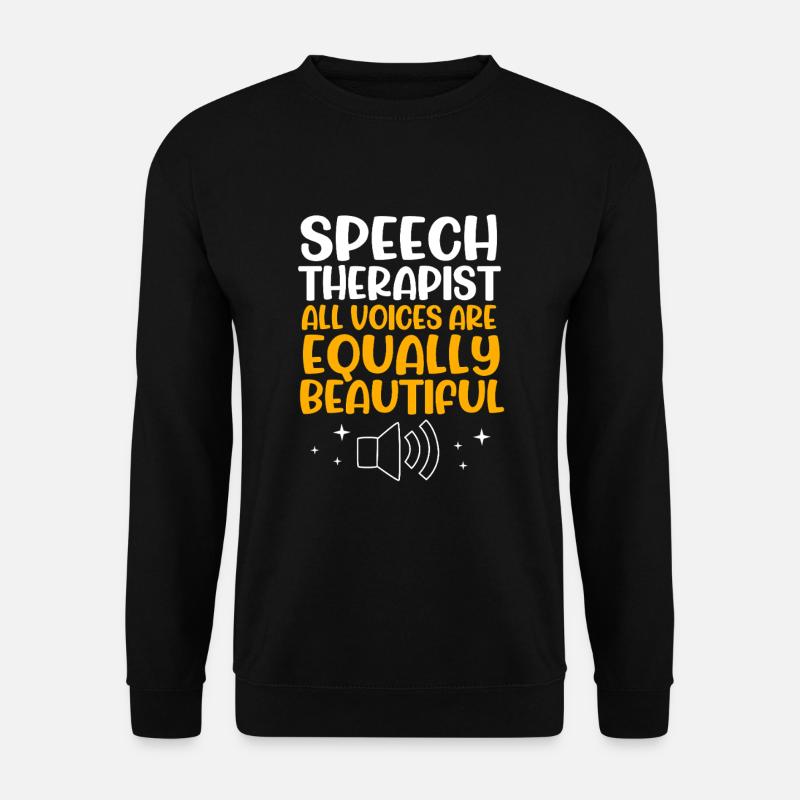 Logopädie Logopäde Logopädin - Unisex Pullover - Schwarz