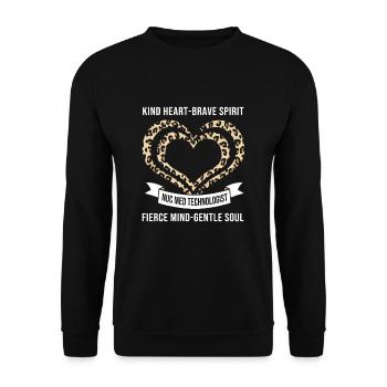 Nuklear Nuklearmedizin Atom Radiologie - Unisex Pullover - Schwarz - Vorne - Alina (178cm) & Michal (187cm)