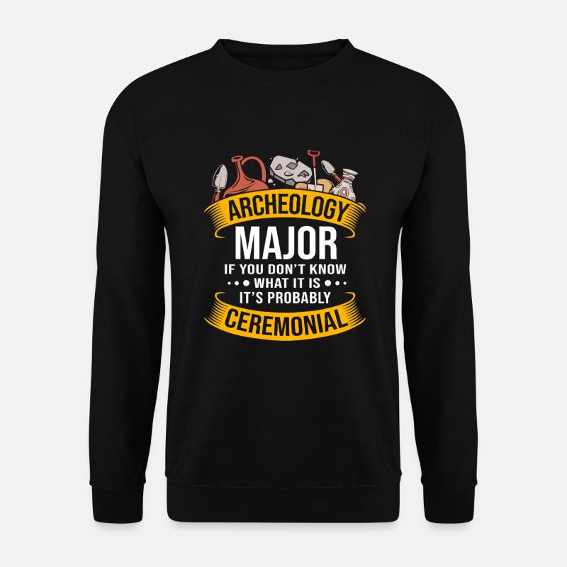 Archäologie - Unisex Pullover - Schwarz