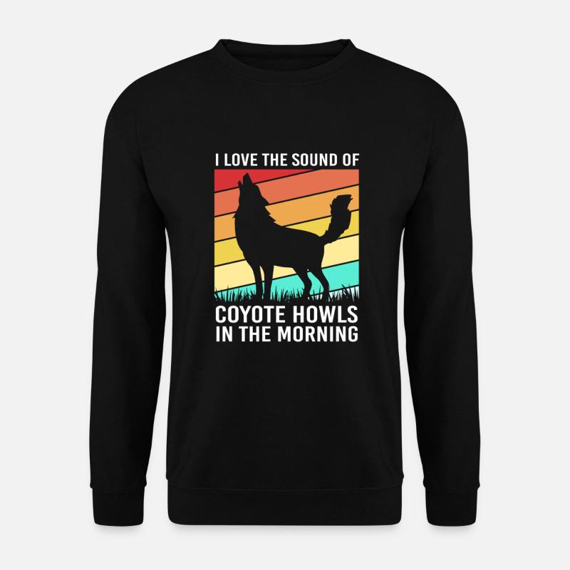 Jagd Jäger Kojote - Unisex Pullover - Schwarz