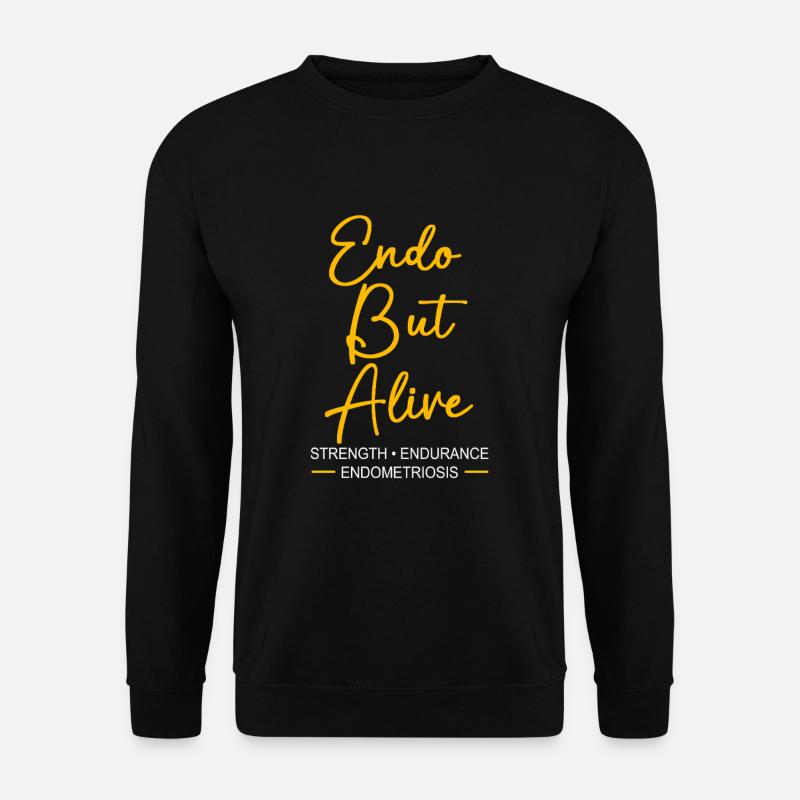 Endo Endometriose - Unisex Pullover - Schwarz