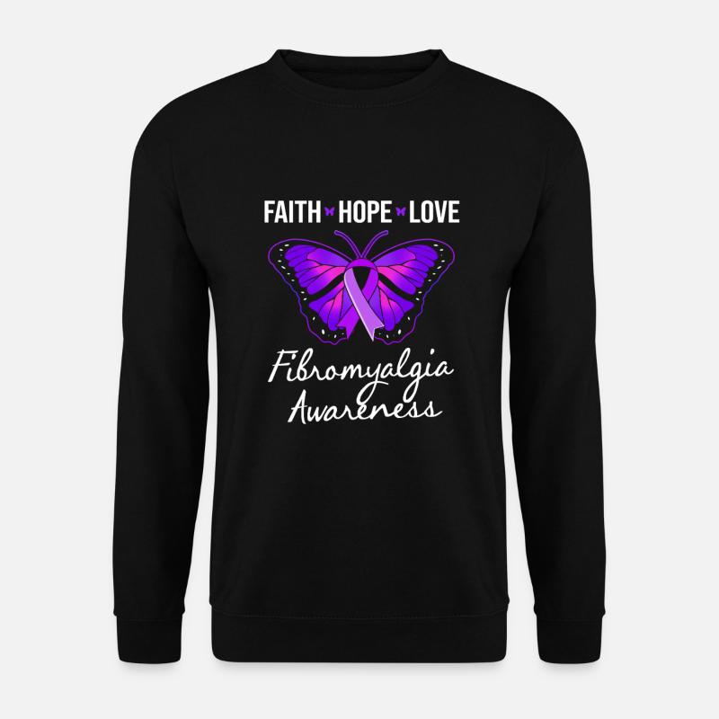 Fibromyalgie Fibro - Unisex Pullover - Schwarz