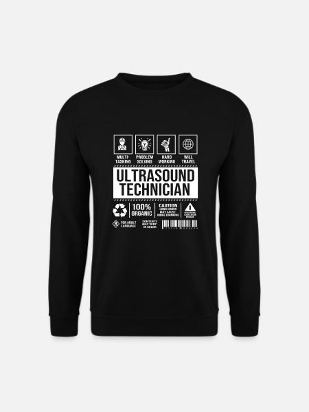 Ultraschall Techniker Ultraschalltechniker - Unisex Pullover - Schwarz