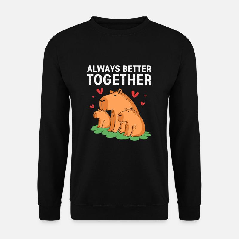 Capybara Capibara - Unisex Sweatshirt - black