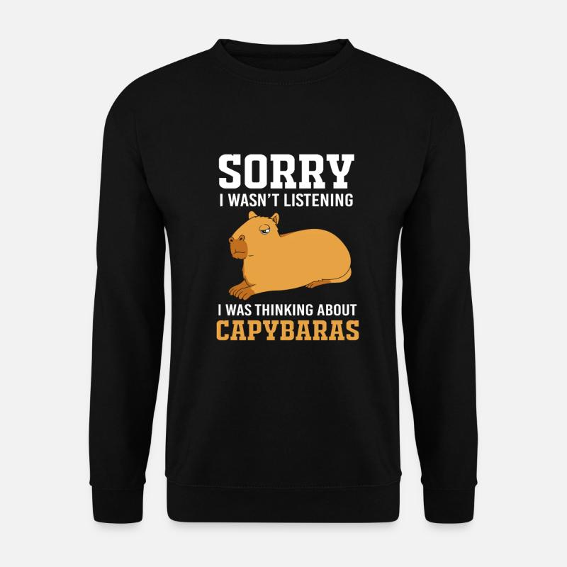 Capybara Capibara - Unisex Sweatshirt - black