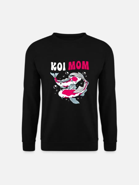 Koi Koi Koi Koi Koi Fisch Koi Karpfen - Unisex Pullover - Schwarz