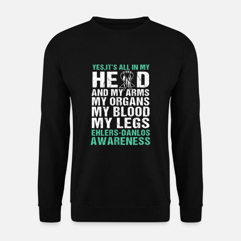 EDS Ehlers-Danlos-Syndrom HSD - Unisex Pullover - Schwarz