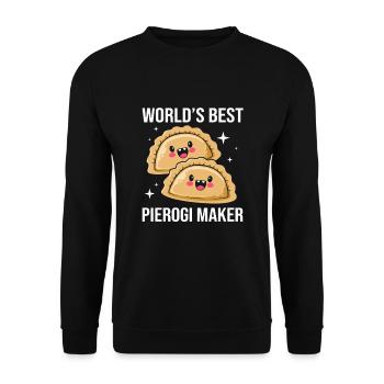 Pierogi Pologne Polonais - Sweat-shirt Unisexe - noir - Devant - Alina (178cm) & Michal (187cm)