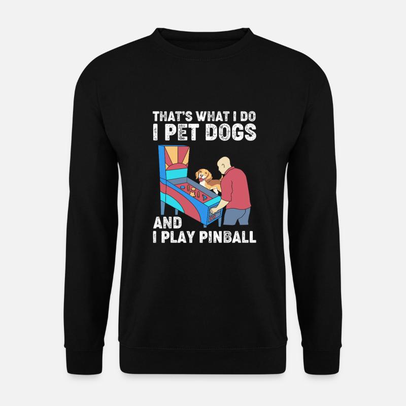 Flipper Pinball - Unisex Pullover - Schwarz