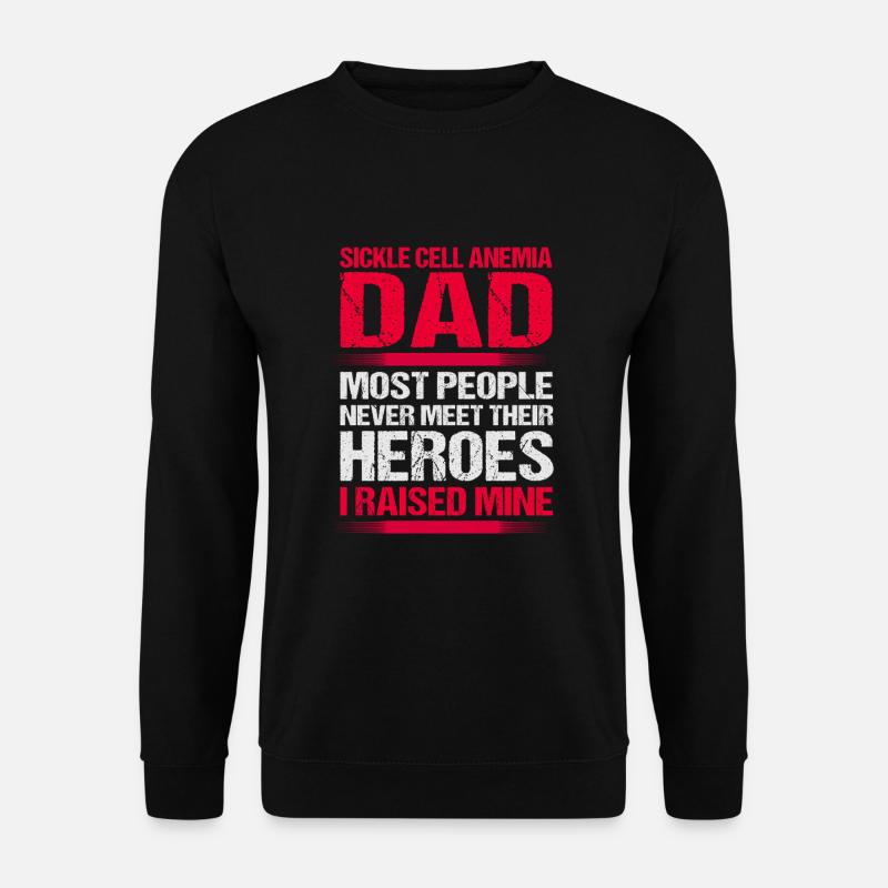 Sichelzellen Anämie Vater - Unisex Pullover - Schwarz