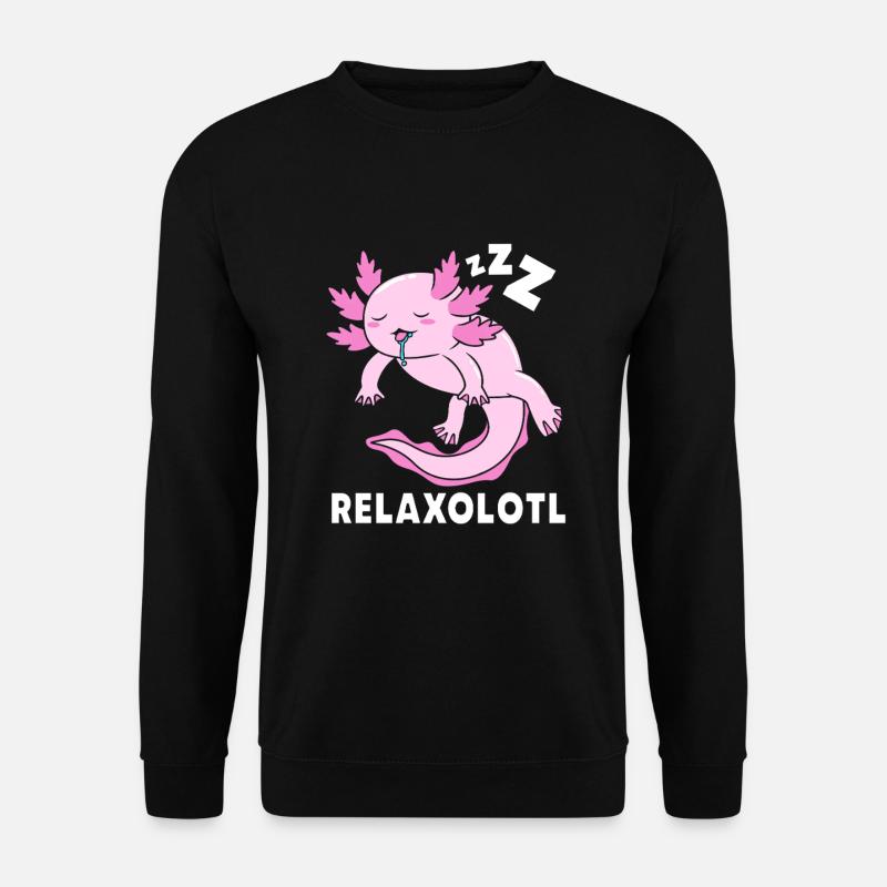 Axolotl - Unisex Pullover - Schwarz