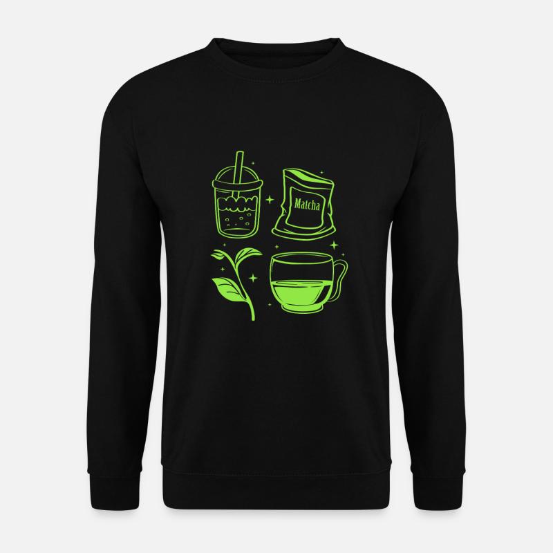 Matcha - Unisex Pullover - Schwarz