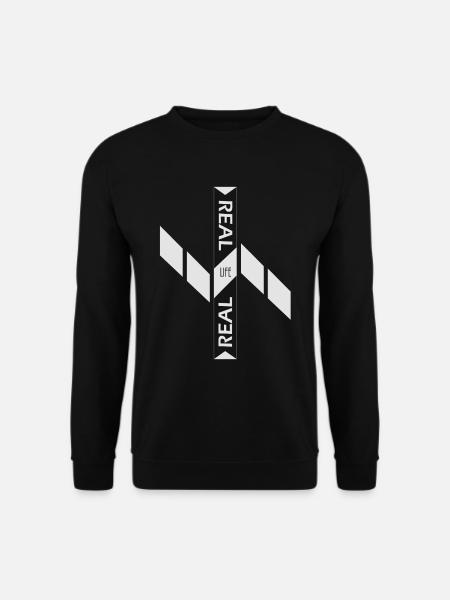 Real Life Real - Unisex Pullover - Schwarz