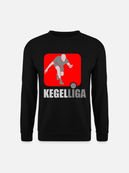 Kegel Liga | Farben änderbar - Unisex Pullover - Schwarz