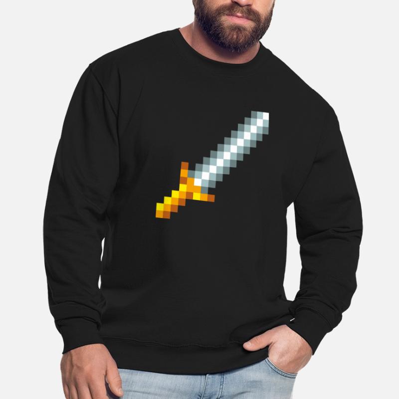 Rétro 8-bit Pixel Épée Sweat-shirt Unisexe