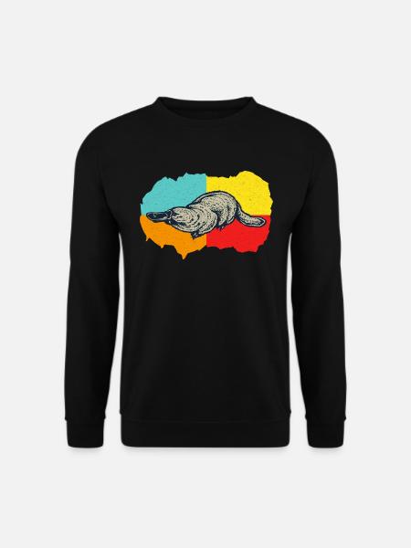 Ornithorynque Vintage Ornithorynque - Sweat-shirt Unisexe - noir
