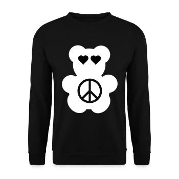 Festival Bear - Sweat-shirt Unisexe - noir - Devant - Alina (178cm) & Michal (187cm)