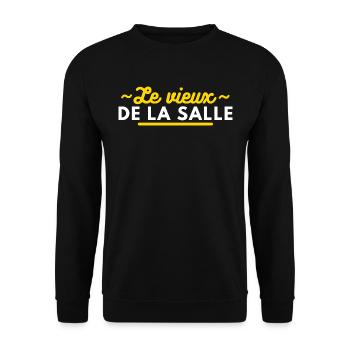 Le vieux de la salle - Sweat-shirt Unisexe - noir - Devant - Alina (178cm) & Michal (187cm)