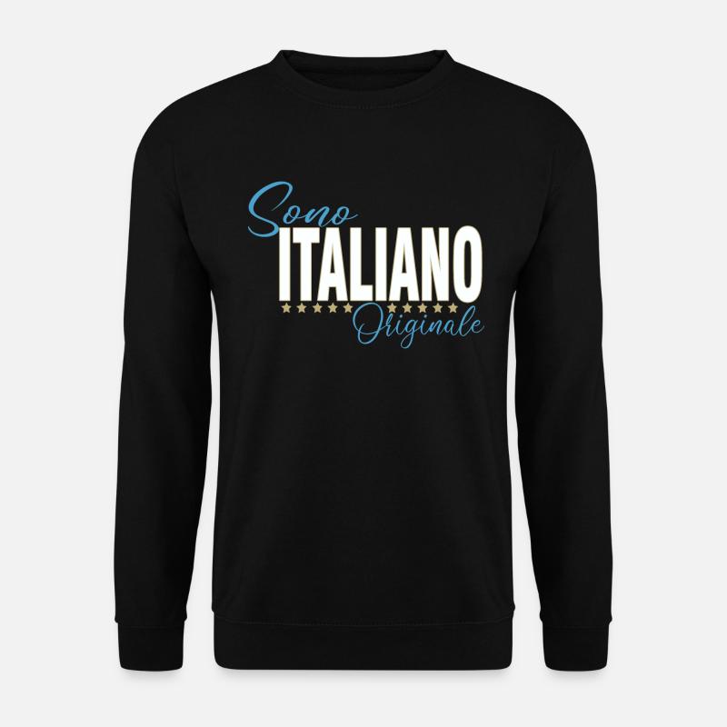 Italiener, Italienisch, Typisch - Unisex Pullover - Schwarz