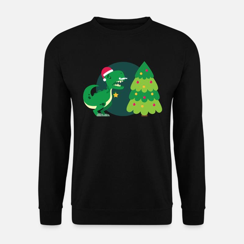 T-Rex déteste Noël - Sweat-shirt Unisexe - noir