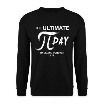 Citation PI Day - Sweat-shirt Unisexe - noir - Devant - Alina (178cm) & Michal (187cm)