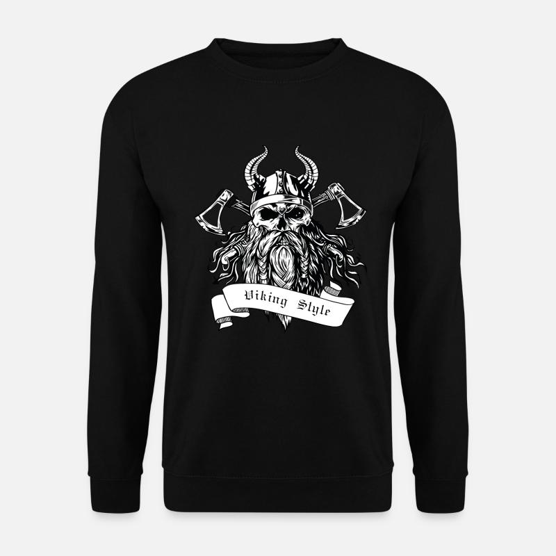 Viking Style - Unisex Pullover - Schwarz