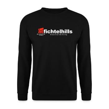 Laurel Fichtelhills 12 Summits Équipage - Sweat-shirt Unisexe - noir - Devant - Alina (178cm) & Michal (187cm)