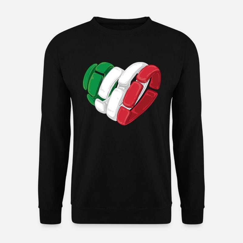 Ich Liebe Italien - Italienische Liebe - Unisex Pullover - Schwarz