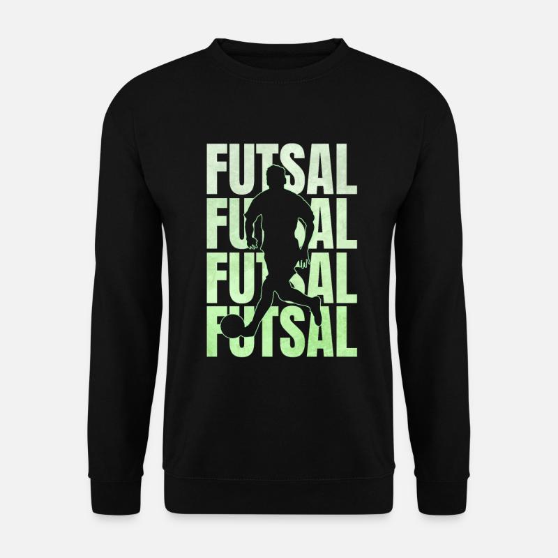 Futsal Hallenfussball Geschenk - Unisex Pullover - Schwarz