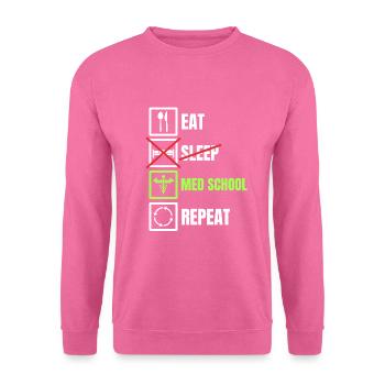 Cadeau étudiant en médecine - Sweat-shirt Unisexe - rose - Devant