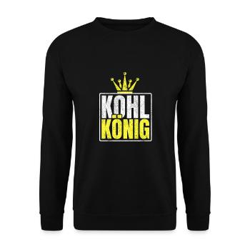 Chou Roi Kale Cadeau - Sweat-shirt Unisexe - noir - Devant - Alina (178cm) & Michal (187cm)
