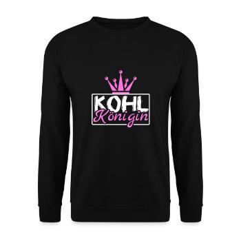 Cabbage Queen Gift - Unisex Sweatshirt - black - Front - Alina (178cm) & Michal (187cm)