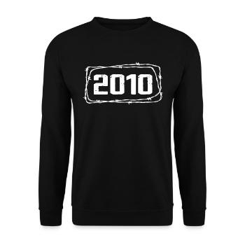 Vintage Made In 2010 - 14 Year Anniversary - Unisex Sweatshirt - black - Front - Alina (178cm) & Michal (187cm)